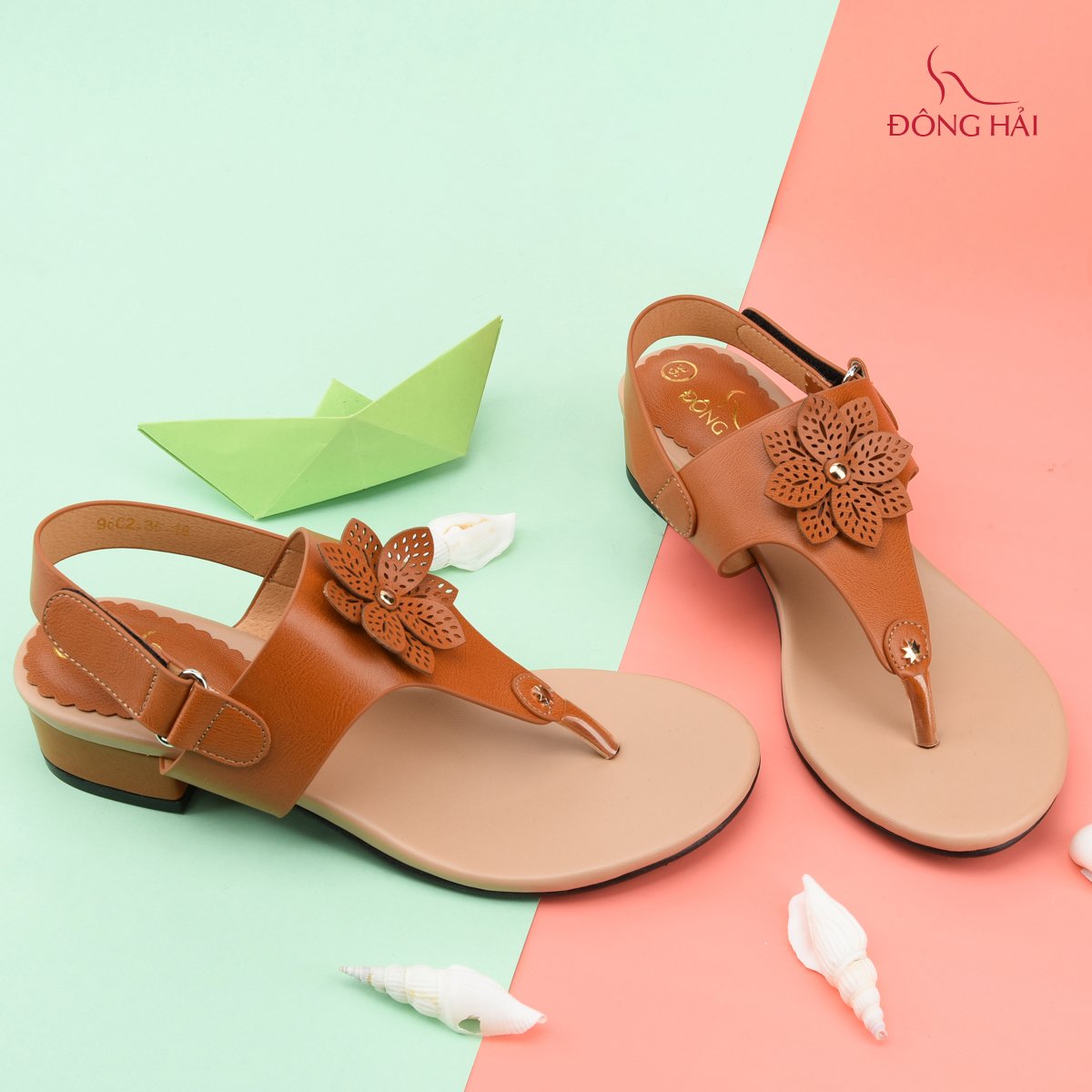 Giày sandal nữ kẹp Đông Hải S96C2