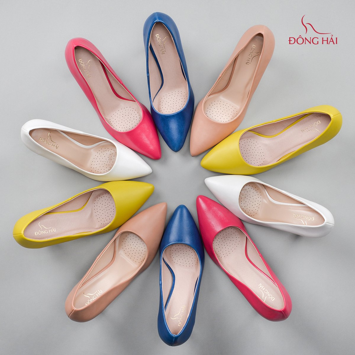 Giày cao gót nữ Đông Hải G85E1