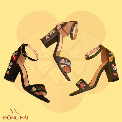 Giày sandal nữ cao gót Đông Hải S9718
