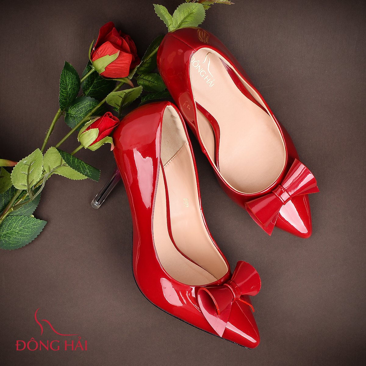 Giày cao gót nữ đế nhọn Đông Hải G8177R
