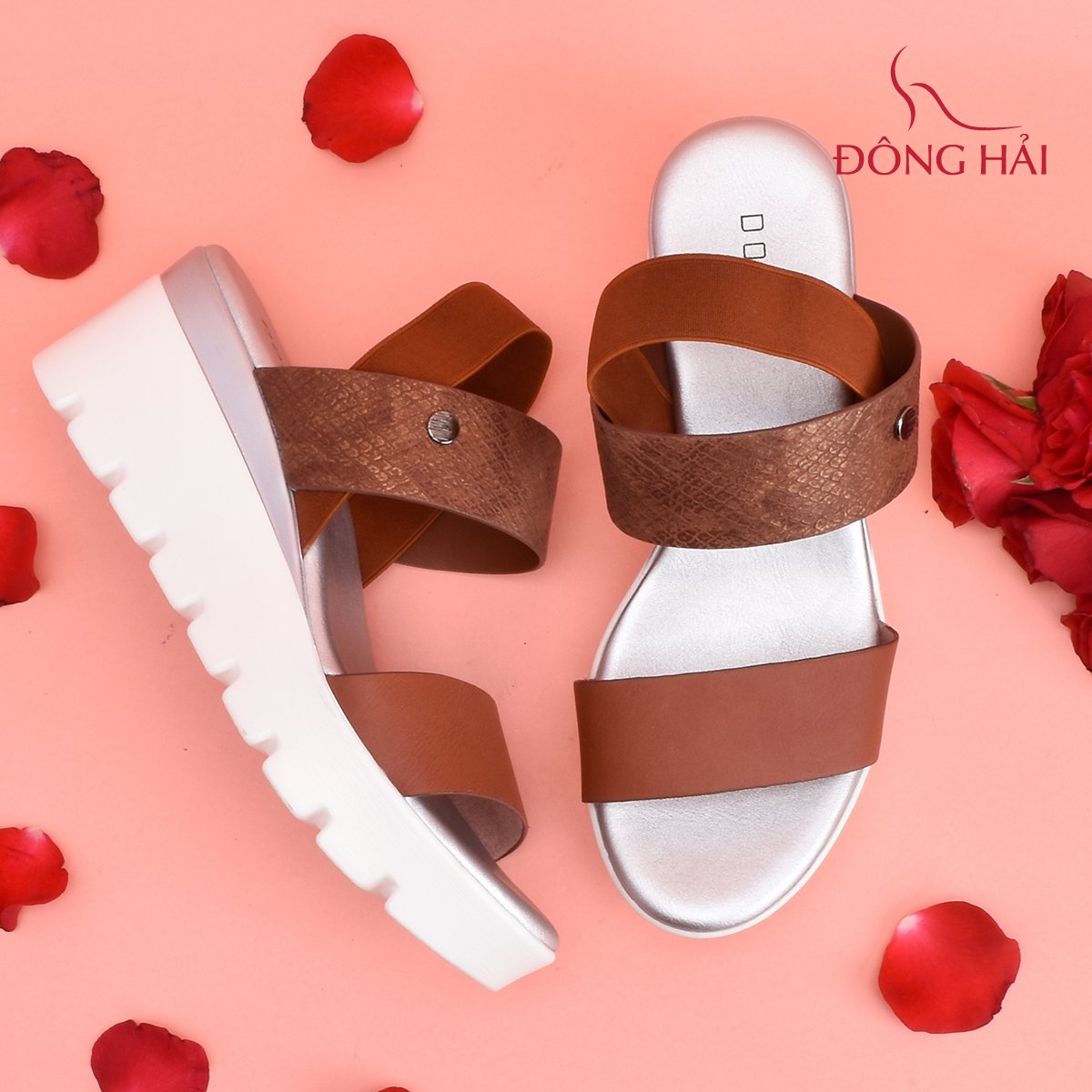 Giày sandal nữ đế xuồng Đông Hải SRX11N