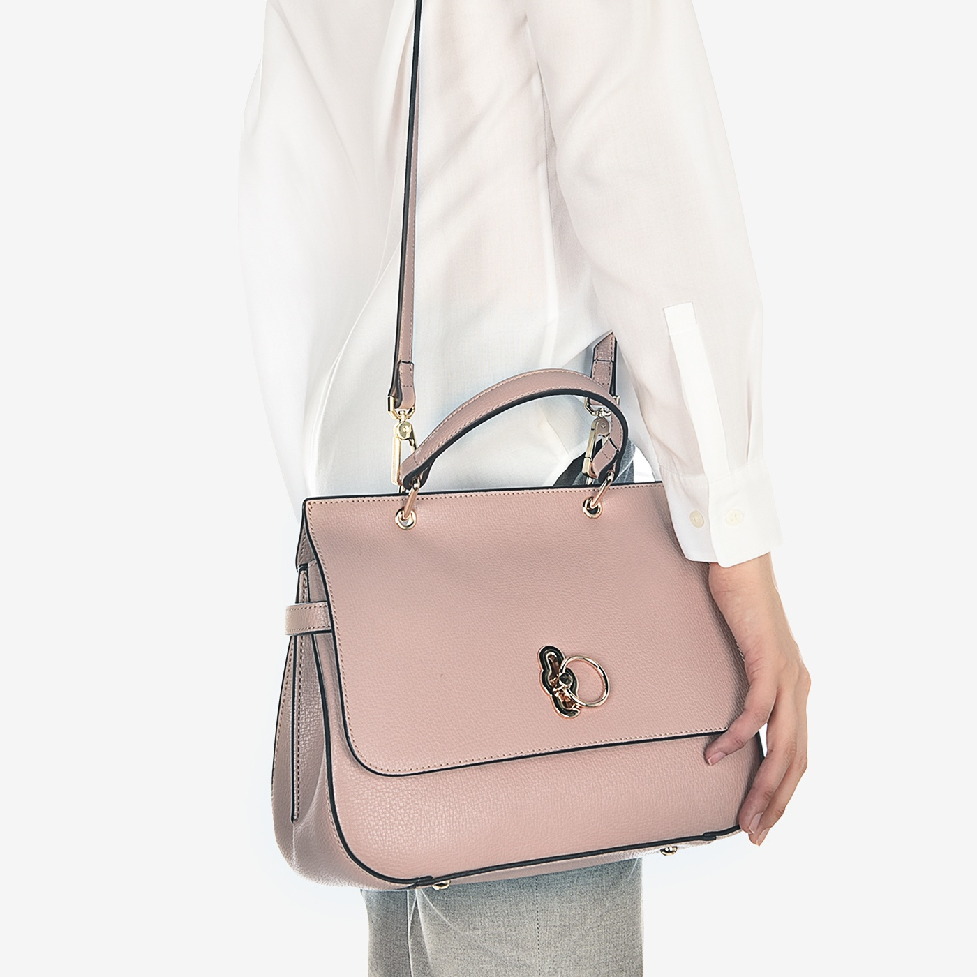 Túi-Xách-Nữ-Đông-Hải-Zuciani-TT02-Hồng