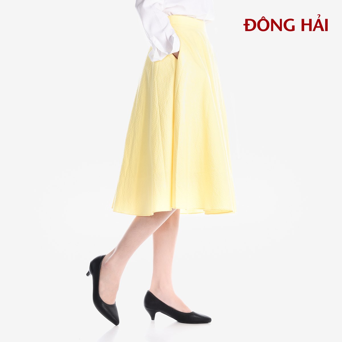 Giày Cao Gót Nữ Đế Nhọn Đông Hải G81D9 Đen