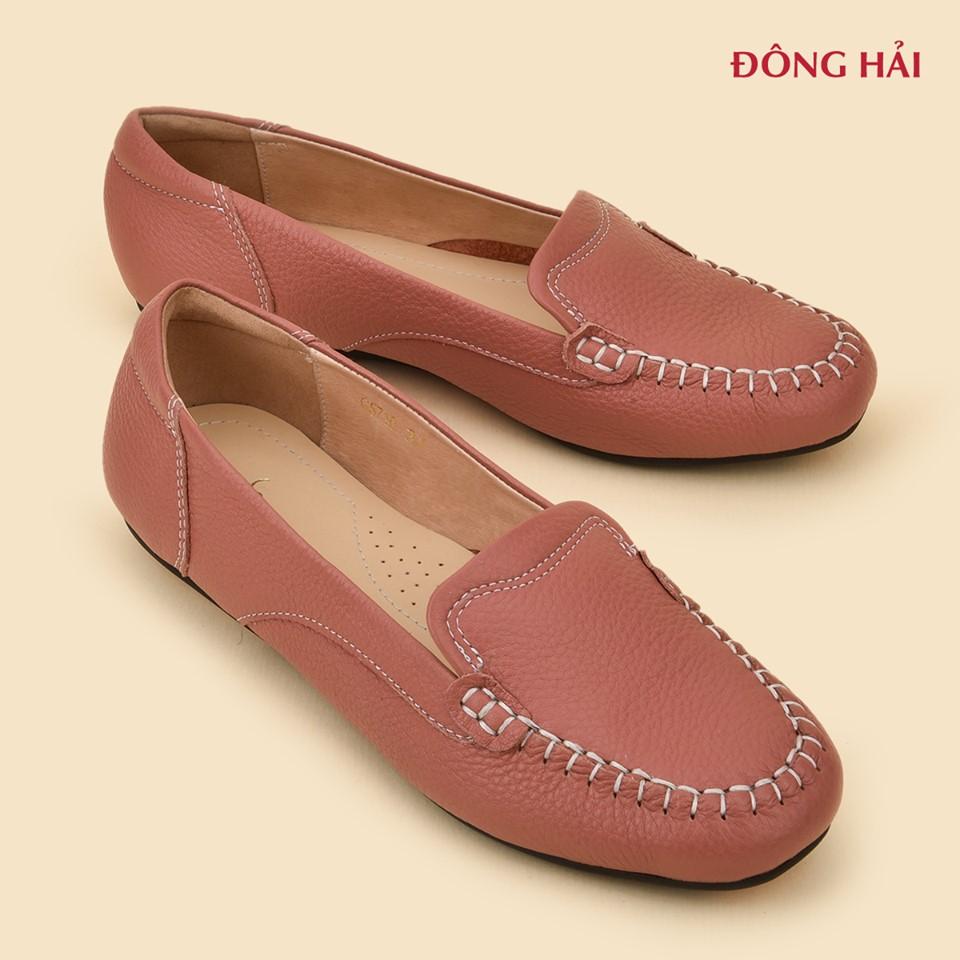 Giày Lười Nữ Đế Bằng Đông Hải G5710 Hồng
