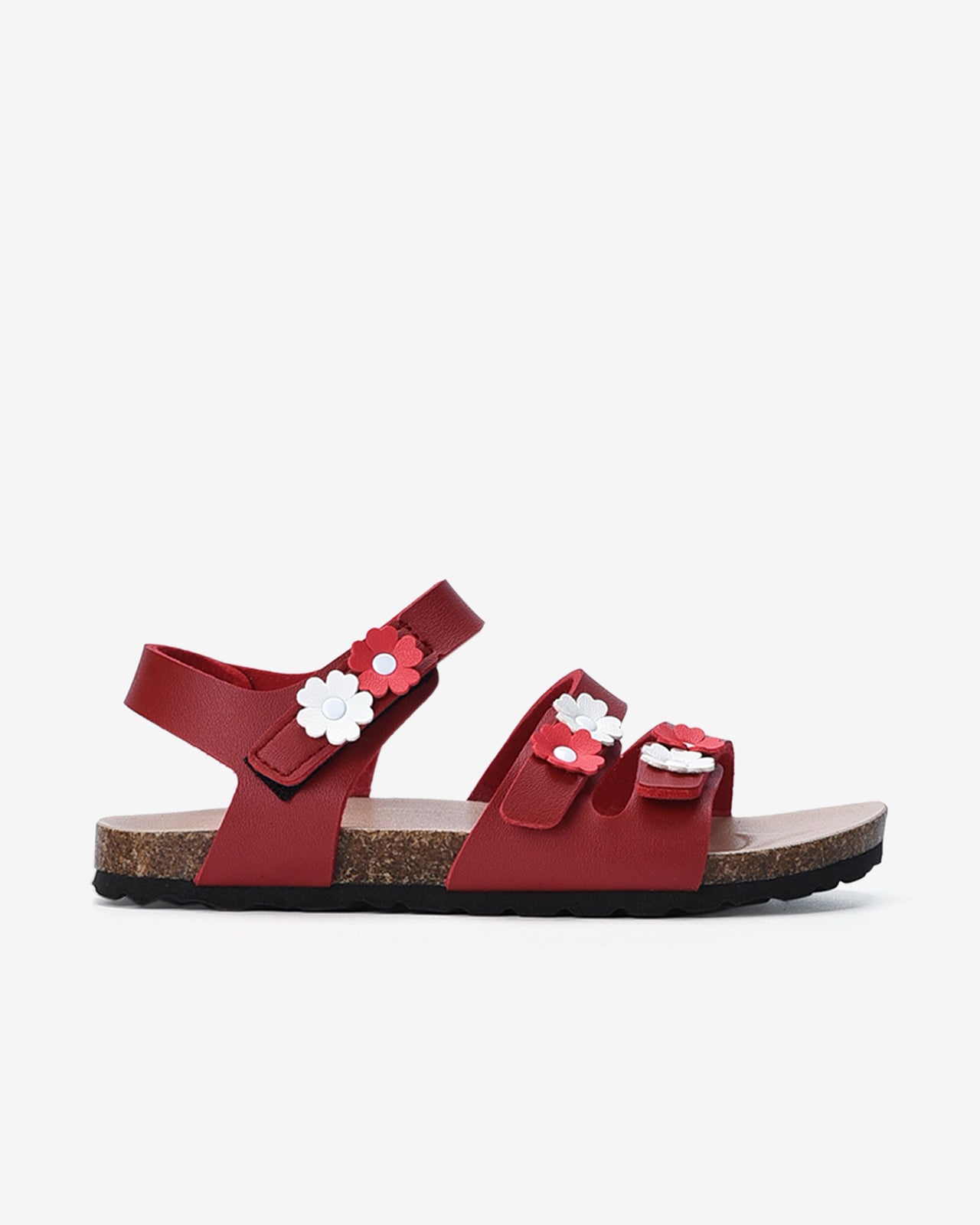 Giày Sandal Trẻ Em Zucia Hoa Nổi Xinh Xắn-STW08Đỏ Color1First