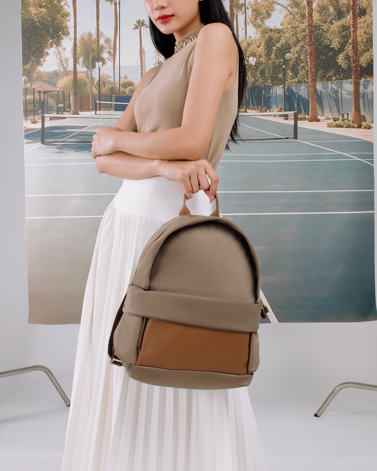 Balo Nữ Zucia The Rain Runner N19-HY19Nâu Color1