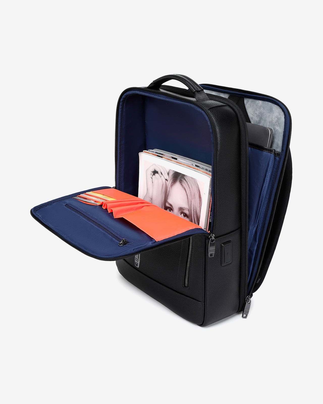 Balo Đeo Vai Lớn Zuciani Timeless Fusion N08-MJ08Đen Color1