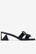 Dép Cao Gót Zucia Đế 6cm Cách Điệu-DHLG6Đen Color1First