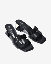Dép Cao Gót Zucia Đế 6cm Cách Điệu-DHLG6Đen Color1