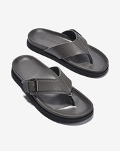 Dép Kẹp Nam Đông Hải Quai Da-D1823Xám Color1
