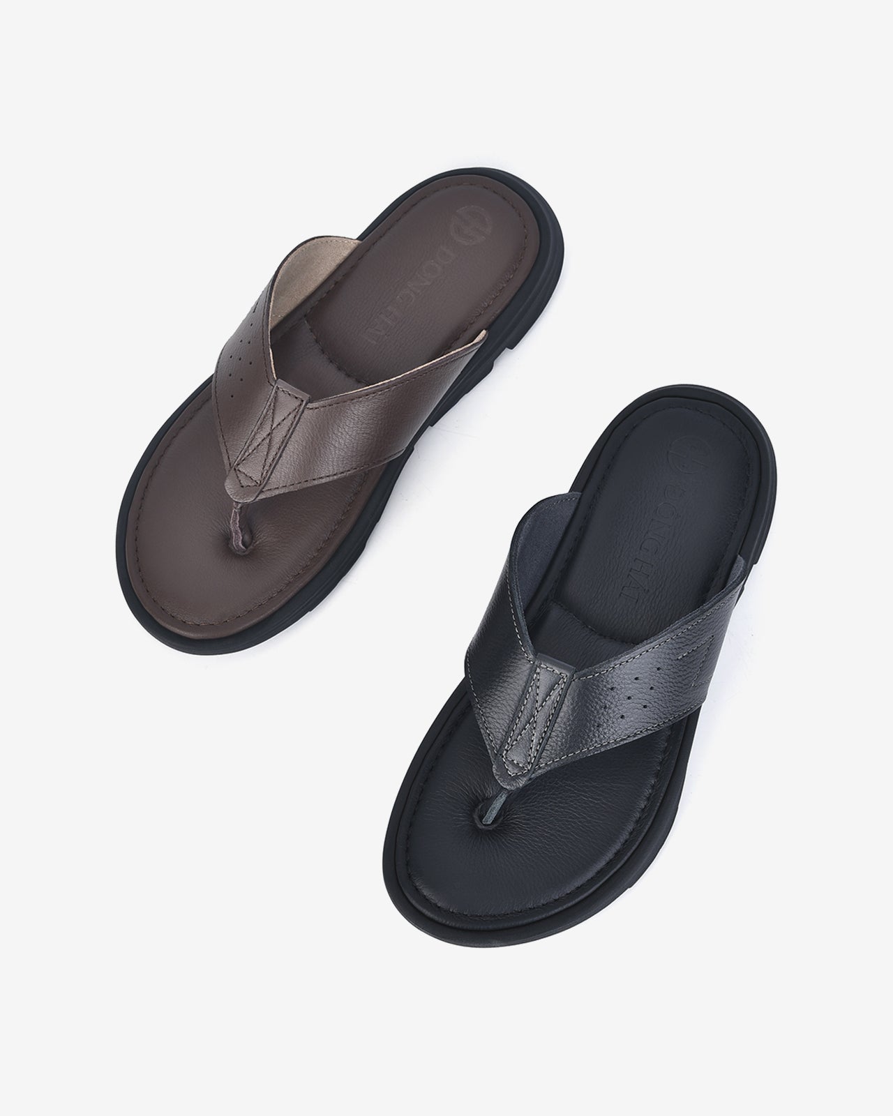 Dép Kẹp Nam Đông Hải Tối Giản-D3113Đen Color1
