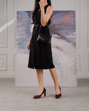 Giày Cao Gót Đông Hải Nhung Đính Đá-G5846Đỏ Color1