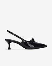Giày Slingback Cao Gót Đông Hải Da Bóng Sang Trọng-G81S9Đen Bóng Color1First