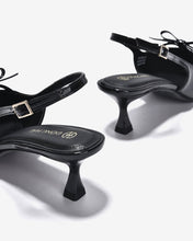 Giày Slingback Cao Gót Đông Hải Da Bóng Sang Trọng-G81S9Đen Bóng Color1