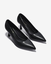 Giày Cao Gót Đông Hải Gót 7cm Mũi Nhọn-G81T3Đen Color1