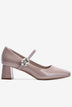 Giày Cao Gót Zucia Mary Jane Đính Đá-GTH91-Hồng Color1First