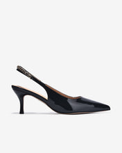 Giày Cao Gót Slingback Zuciani Quai Phối Ánh Kim-GTP02Đen Color1First