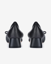 Giày Cao Gót Zuciani Họa Tiết Đục Lỗ-GYM09-Đen Color1