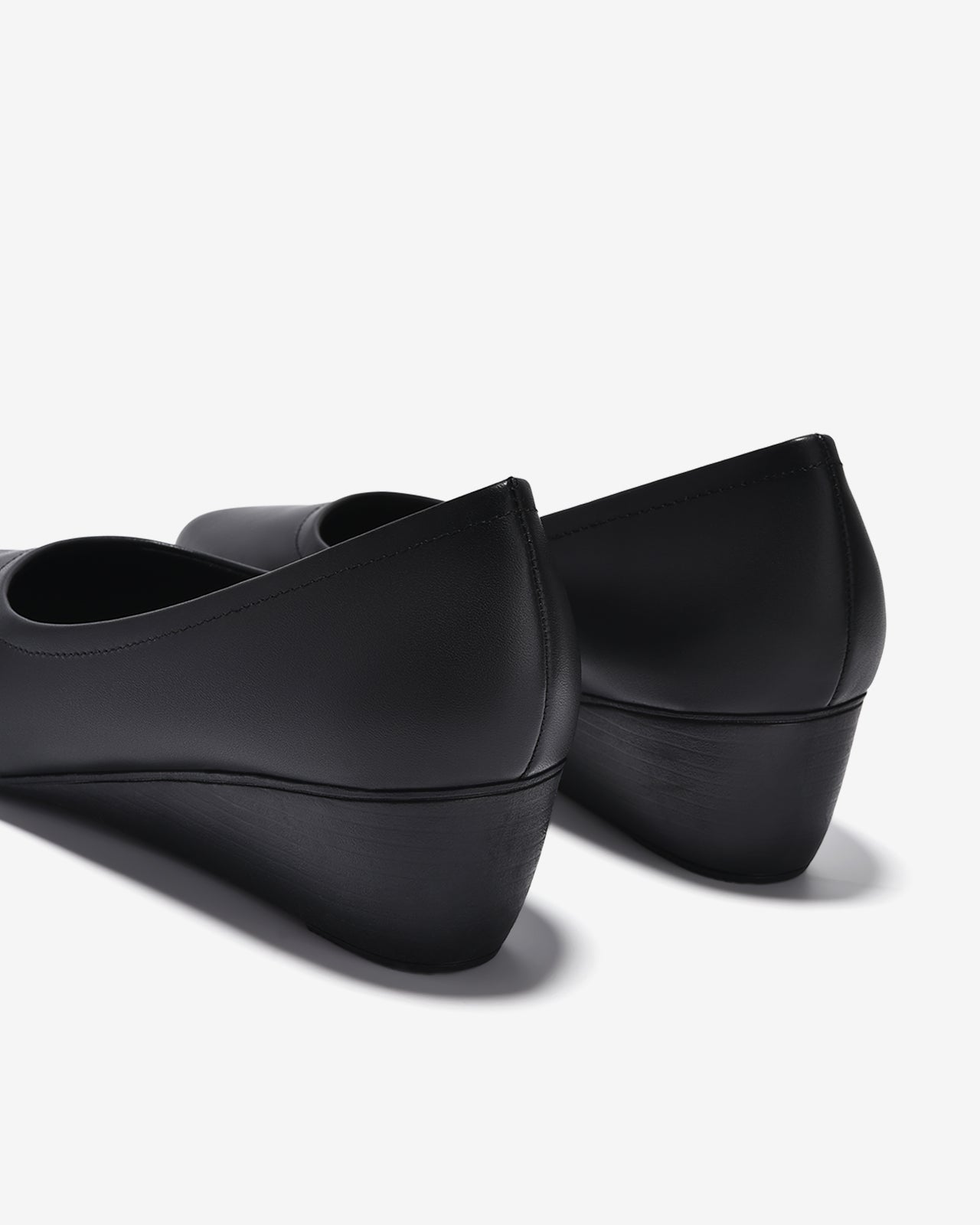 Giày Xuồng Nữ Đông Hải Bo Viền Da Mờ-G5724Đen Color1