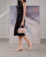 Giày Xuồng Nữ Đông Hải Bo Viền Da Mờ-G5724Kem Color1