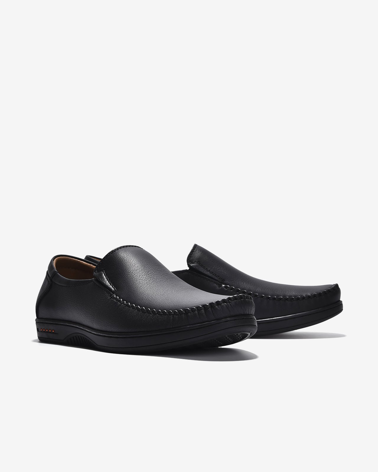 Giày Mọi Driving Shoes Lịch Lãm-G0341Đen Color1
