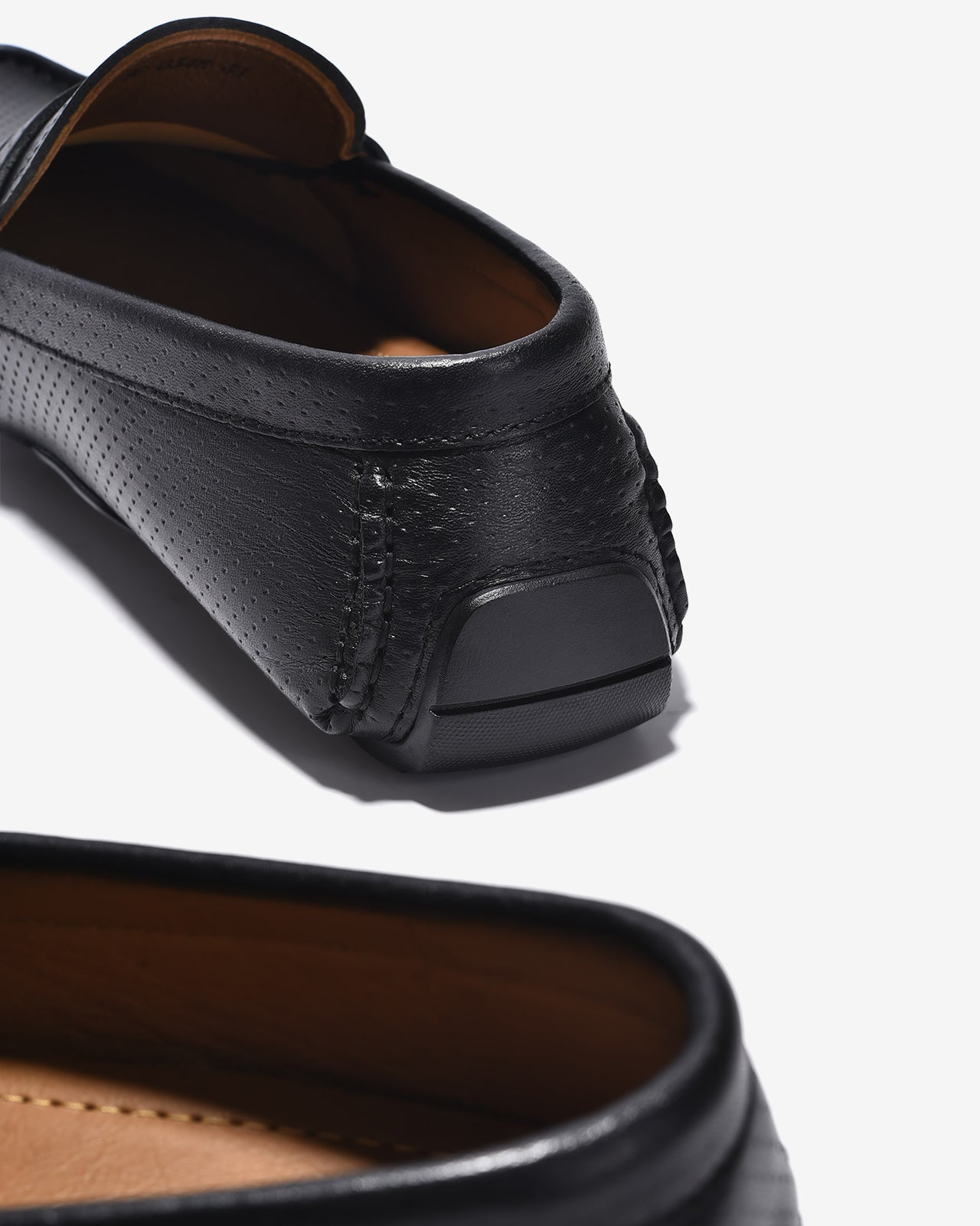 Giày Lười Nam Đông Hải Da Dập Thời Trang-G0348Đen Color1