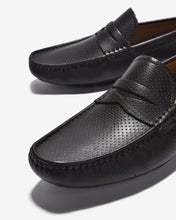 Giày Lười Nam Đông Hải Da Dập Thời Trang-G0348Nâu Color1