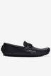 Giày Lười Driving Shoes Hoạ Tiết Horsebit-G2281Đen Color1First