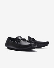 Giày Lười Driving Shoes Hoạ Tiết Horsebit-G2281Đen Color1