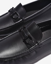 Giày Lười Driving Shoes Hoạ Tiết Horsebit-G2281Đen Color1