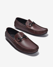 Giày Lười Driving Shoes Hoạ Tiết Horsebit-G2281Nâu Color1