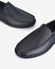 Giày Lười Nam Đông Hải Viền Chỉ Da Dập Vân Hiện Đại-G2287Đen Color2