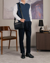 Giày Lười Nam Zuciani Đế Cao Su Đúc Da Mềm-GCF73Đen Color1