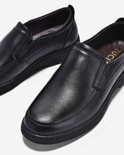 Giày Lười Nam Zuciani Đế Cao Su Đúc Da Mềm-GCF73Đen Color1