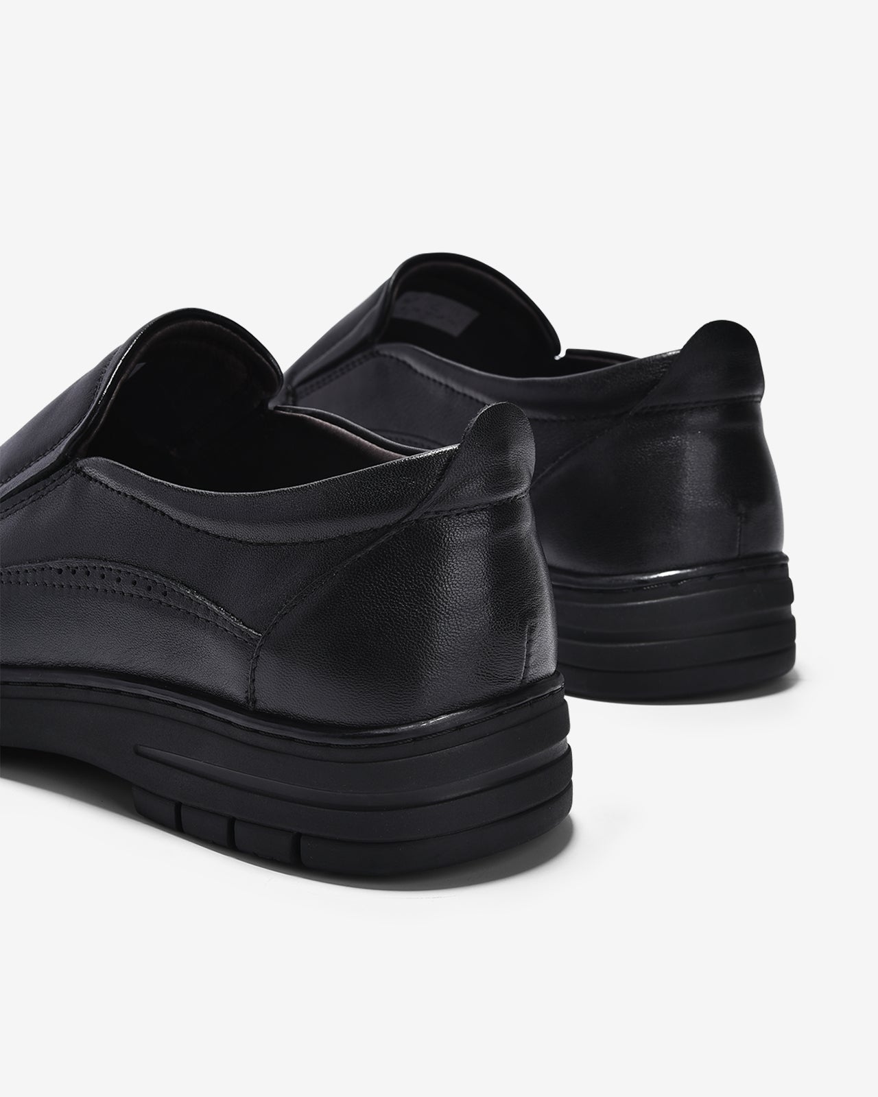 Giày Lười Nam Zuciani Đế Cao Su Đúc Da Mềm-GCF73Đen Color1