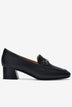 Giày Mọi Zuciani Gót Trụ Phong Cách Menswear-GCL10-Đen Color1First