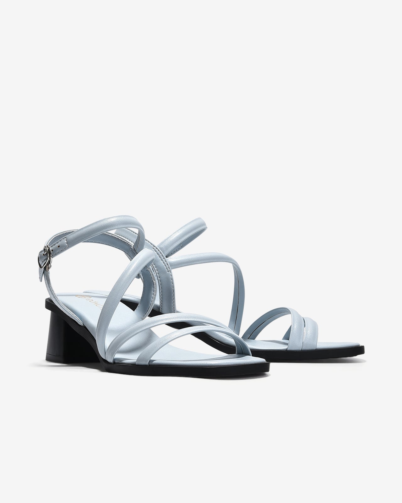 Giày Sandal Cao Gót Đông Hải Quai Đan Mảnh-S32F8-Xanh Color1