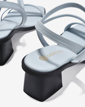 Giày Sandal Cao Gót Đông Hải Quai Đan Mảnh-S32F8-Xanh Color1