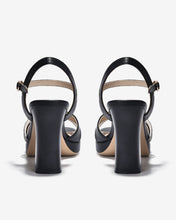 Giày Sandal Cao Gót Đông Hải Platform Quai Chéo Kim Sa-S5830Đen Color1