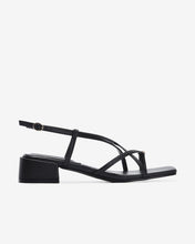 Sandal Cao Gót Đông Hải Quai Đan Chéo Xỏ Ngón-S5901Đen Color1First
