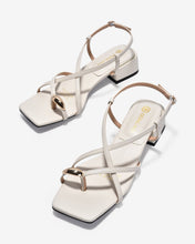 Sandal Cao Gót Đông Hải Quai Đan Chéo Xỏ Ngón-S5901Trắng Color1