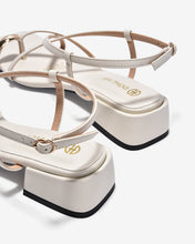 Sandal Cao Gót Đông Hải Quai Đan Chéo Xỏ Ngón-S5901Trắng Color1