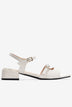 Giày Sandal Cao Gót Đông Hải Quai Khoá-S5902Trắng Color1First