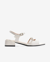 Giày Sandal Cao Gót Đông Hải Quai Khoá-S5902Trắng Color1First
