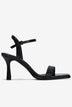Giày Sandal Cao Gót Đông Hải Mũi Vuông Quai Mảnh-S81T1Đen Color1First