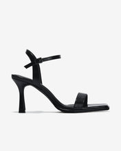 Giày Sandal Cao Gót Đông Hải Mũi Vuông Quai Mảnh-S81T1Đen Color1First
