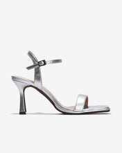 Giày Sandal Cao Gót Đông Hải Mũi Vuông Quai Mảnh-S81T1Xám Color1First