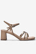 Giày Sandal Cao Gót Zuciani Thiết Kế Ankle Strap-SCL02Kem Color1First