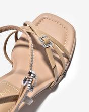 Giày Sandal Cao Gót Zuciani Thiết Kế Ankle Strap-SCL02Kem Color1