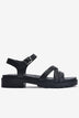 Giày Sandal Đông Hải Quai Mảnh Đan Chéo-S32E8-Đen Color1First